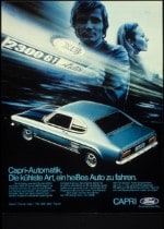 Ford Capri 2300 GT Werbeplakat